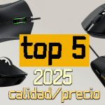 Imagen principal del artículo sobre los mejores ratones gaming calidad precio del año, destacando opciones económicas y de alto rendimiento para gamers.