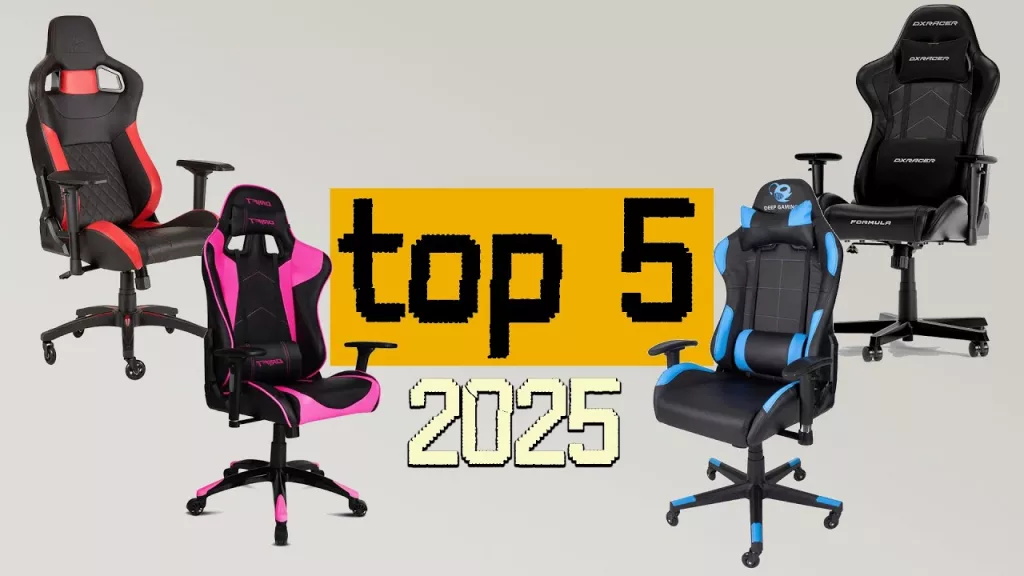Imagen destacada de las mejores sillas gaming 2025, mostrando modelos ergonómicos y de diseño moderno ideales para gamers y largas sesiones frente al ordenador.