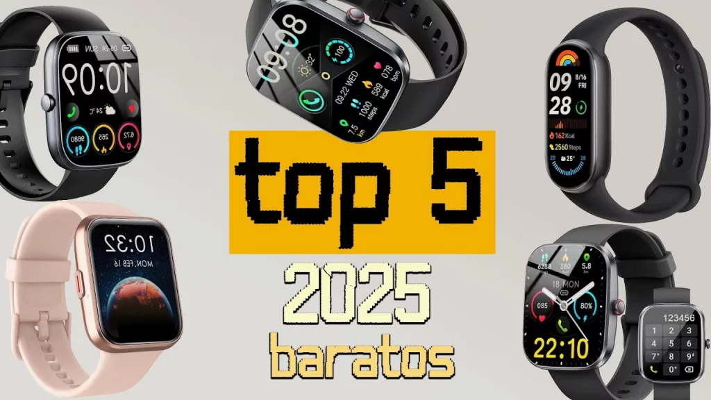 Imagen principal mostrando los mejores relojes inteligentes de 2025, con diseños modernos y tecnología avanzada para estilo y funcionalidad.