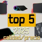 Imagen de las mejores alfombrillas gaming 2025 con diseños modernos y funcionales ideales para gamers.