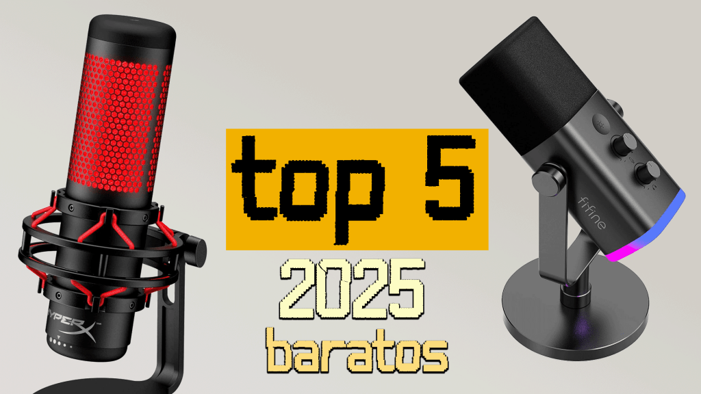 Comparativa de las mejores micrófonos baratos 2025 para videollamadas y streaming, destacando calidad, precio y funcionalidad.