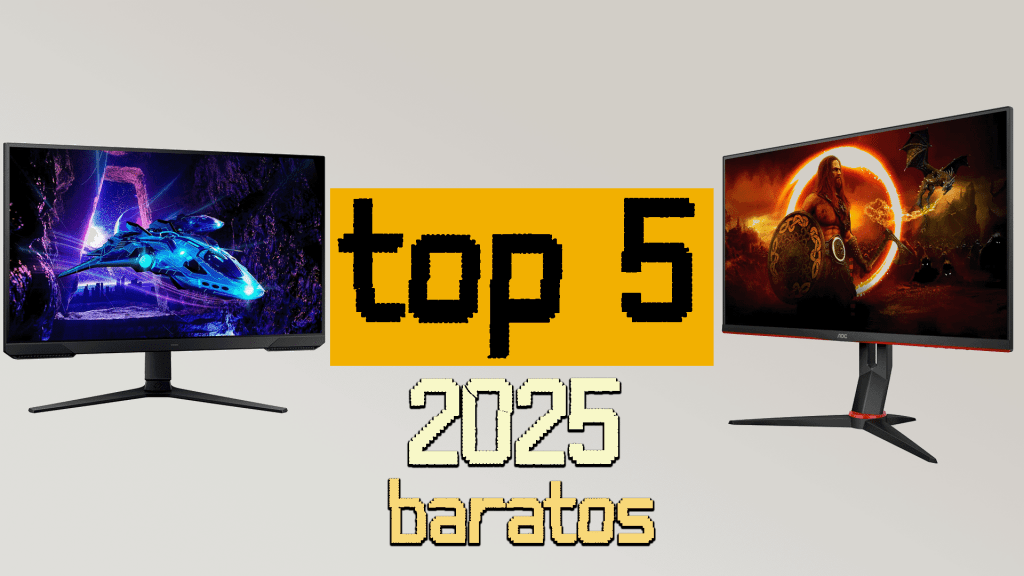 Imagen destacada de los mejores monitores gaming baratos 2025: opciones de alta calidad y rendimiento para gamers a precios accesibles.