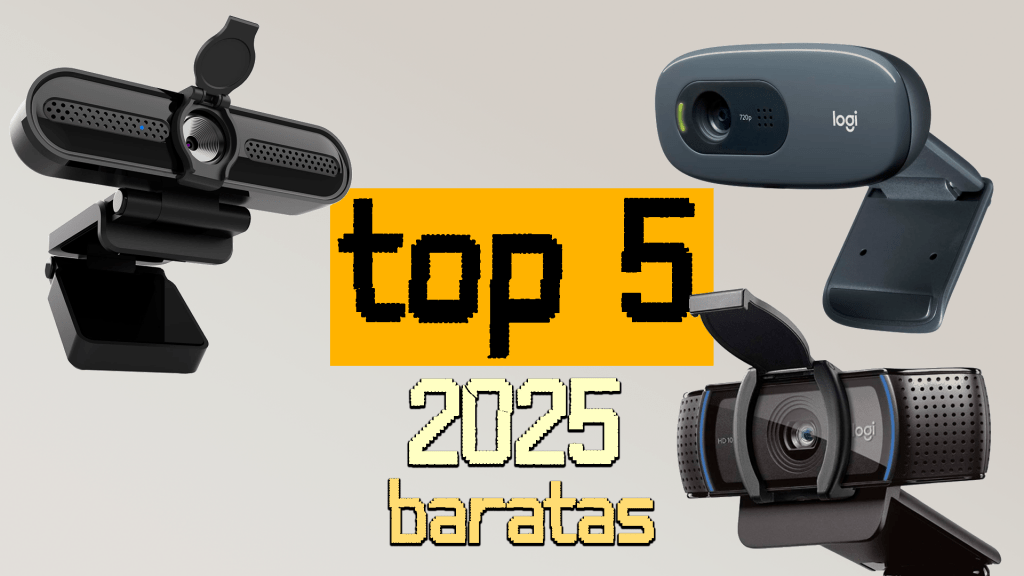 Comparativa de las mejores webcams baratas 2025 para videollamadas y streaming, destacando calidad, precio y funcionalidad.